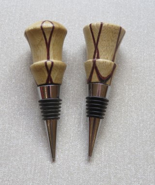 Two bottle stoppers won a commended certificate for Geoff Christie